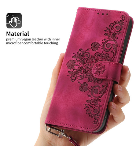 Funda Para Huawei X6pro5g/ry X9c/ry Magic7 Lite Tipo Cartera De Piel Sintética Con Estampado Abatible, Soporte A Prueba
