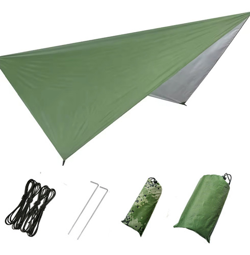 Carpa Plegable Impermeable Para Exteriores De 230 X 140 Cm D