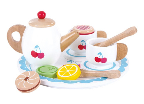 Juego Infantil De Té En Madera