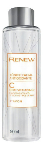 Renew Tonico Facial C/ Vitamina C E Acido Glicolico 90ml