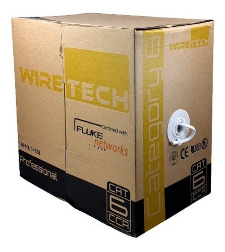 Cable Utp Cat6 Interior X 305mt (wiretech)