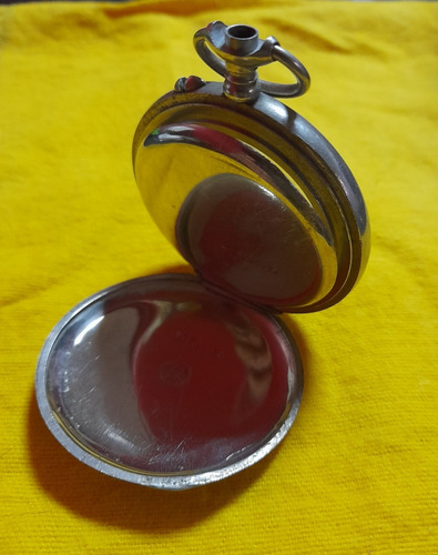 Caja De Reloj Berna (plata 900 ) De Bolsillo Antiguo (Usado)