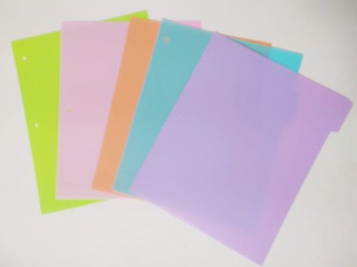 Imagen 2 de 2 de Separadores Escolares Carpeta N3 Pvc 5 Posiciones