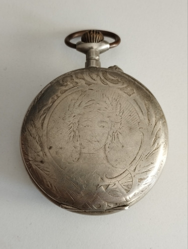 Antiguo Reloj De Bolsillo C/publicidad, Centenario 1810/1910 (Usado)