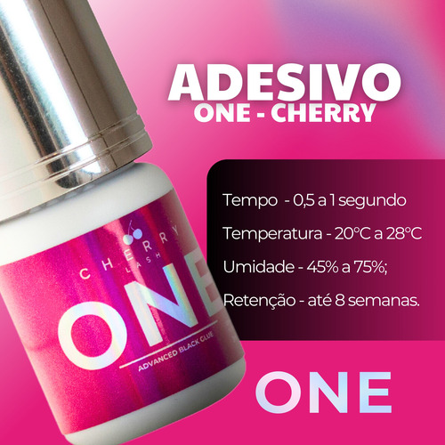 Cola Cherry One 3ml Extensão Cilios Fio A Fio Alongamento