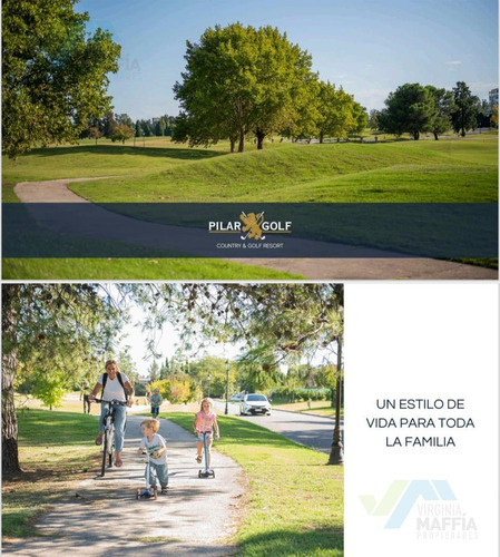 Venta De Terreno 1.335 Mts2 - Boulevard - En Pebble Beach -pilar Golf Country Club -