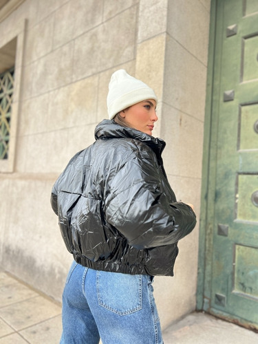 Campera Puffer Metalizada Dorgman