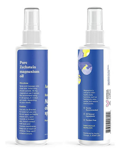 Spray De Aceite De Magnesio Asutra Topical 120 Ml