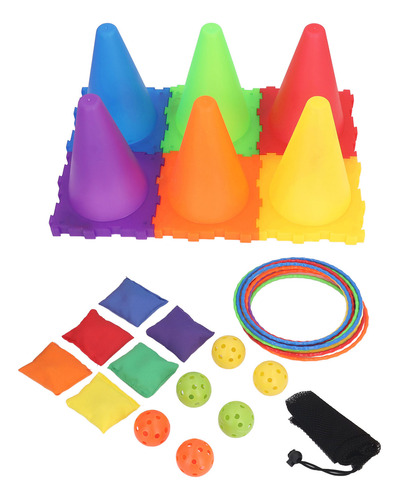 Set Sensorial Throw Bean Bag Para Niños, Juego De Conos, 3 E