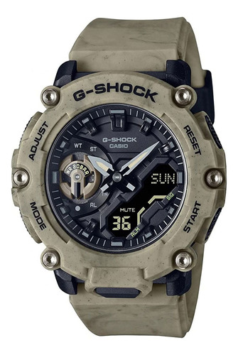 Reloj Para Hombre G-shock Ga-2200 Ga2200sl-5adr Beige