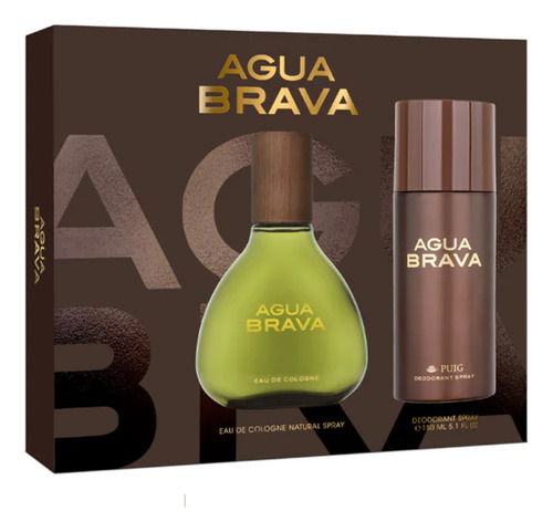 Set Perfume Agua Brava Edc 50ml + Deo 150ml Puig 2024