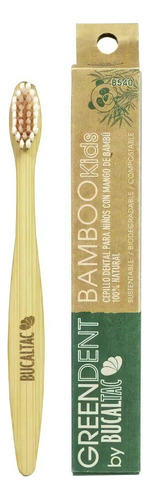 Bucal Tac Green Dent Bamboo Kids Cepillo Dental 1 Unidad