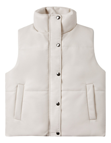 Vest Sleeveless Cotton Jacket Zipper Cotton Clothes When