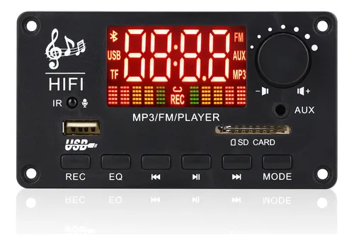 comprar Modulo Decodificado Bluetooth Mp3 Fm 12 Voltios 2x50 Watts
