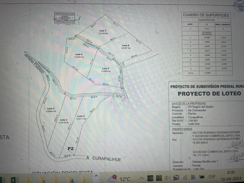 Mejores Parcelas A 25 Min De Concepción Con Luz Y Agua