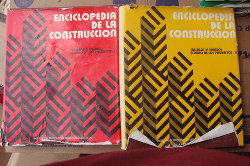 2 Tomos Enciclopedia De La Construccion, Calculos Ensayos