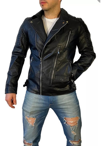 Campera Eco Cuero Yd Hombre