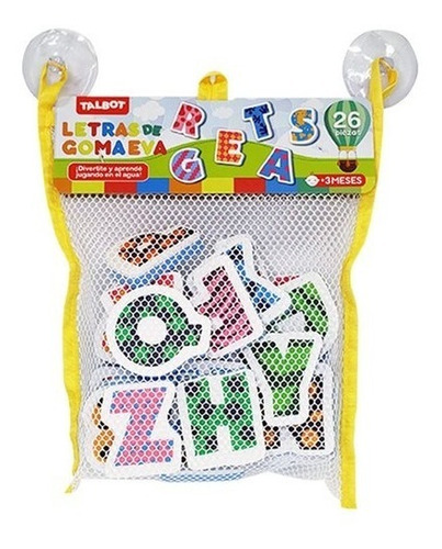 Juego Didactico Talbot Goma Eva Letras