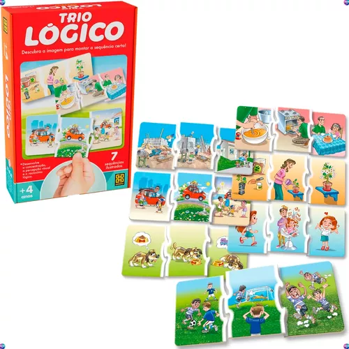 Jogo Educativo - É Lógico - 2 a 4 Jogadores - Grow