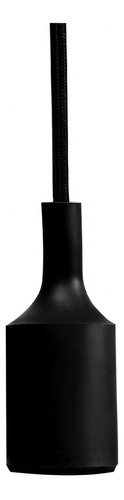 Colgante Silicona Negro E27