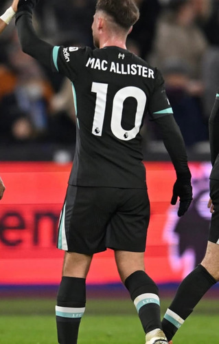 Camiseta Alternativa Liverpool Negra 2025 (Usado)