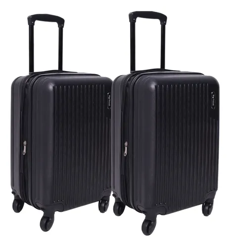 Kit Mala 10kg  Casal Viagem Giratória Anti-furto Abs ​Férias