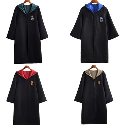 Tunica Capa Harry Potter 4 Escuelas Hogwarts Talla Adultos