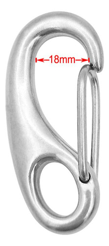 12pcs Ganchos 316 Acero Inoxidable Barco Ejercicio