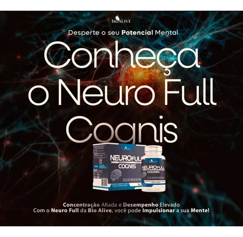 Neuroful Cognis Suplemento P/ Foco/tdah/concentração Sem Sabor