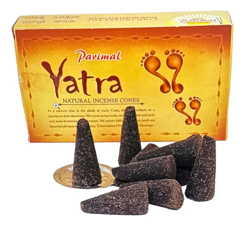 Cono Yatra Incienso Cajita De 10 Und Cada Uno.producto Indú