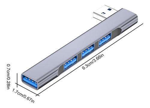 Hub Usb C Para Ordenador Portátil, Estación De