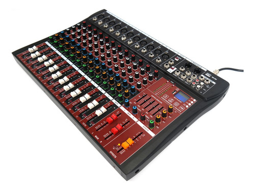 Mesa De Som 12 Canais Mx12teq Phantom Power Bluetooth - Mxt 110/220