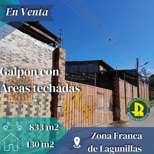 En Venta Galpon Con Áreas Techadas, En Zona Franca Lagunillas Mérida