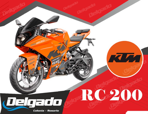 Moto Ktm Rc 200 Financiado 100% Y Hasta En 60 Cuotas