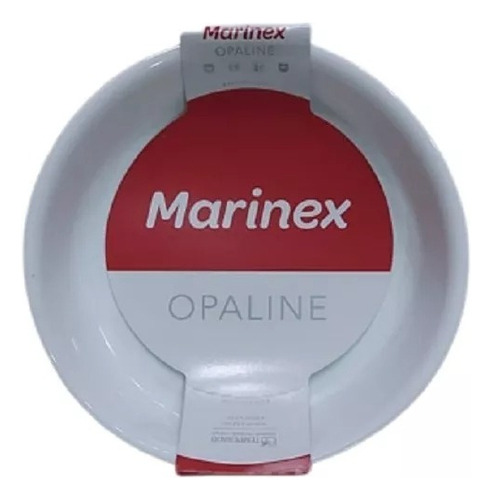 Marinex Opaline 685917 fuente asadera redonda 28cm de diametro color blanco