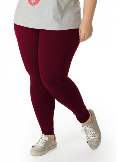 calça legging cor marsala