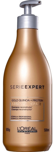 Shampoo Loreal Absolut Repair Gold Quinoa Protein 500ml Full