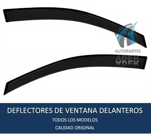 Deflectores Ventanilla Del. Hilux 2016/ Cabina Doble Adh