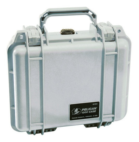 Pelican 1200 Case Without Foam (silver)