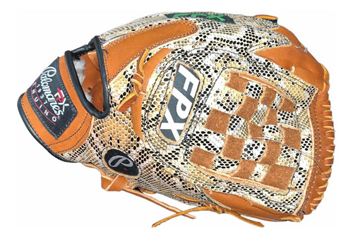 Imagen 3 de 5 de Manopla Guante Béisbol 12.5 G125 Snake Cafe Palomares Fpx