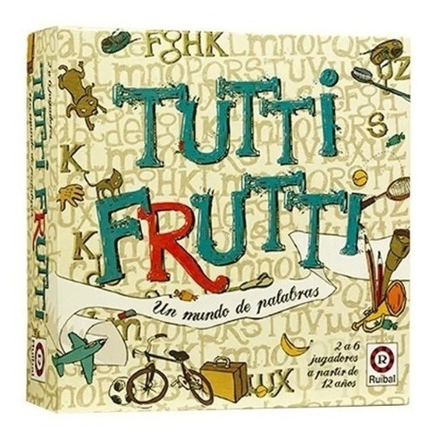 Juego De Mesa Tutti Frutti Ruibal Clasico