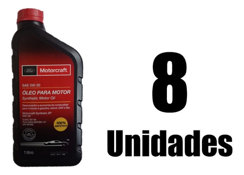 Aceite Genuino Full-sint Ford Motorcraft® Sae 5w30 (8 Uds)