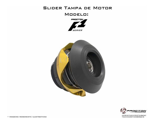 Tampa Do Motor Modelo F1 Procton Cbr 1000rr 2018 /2019