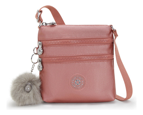 Bolsa Pequeña Kipling Mod. Alvar Xs Metallic Maple Original