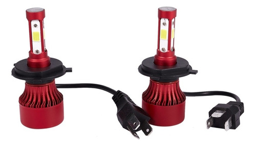 H4 Hb2 9003 2200w 330000lm Kit De Faros Led De 4 Lados Hi/lo