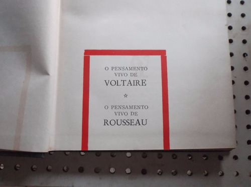 Imagem 2 de 6 de Livro Pensamento Vivo De Voltaire Ano 1965 N1710