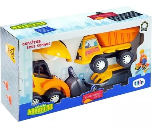 Caminhão de Brinquedo Max Caçambão Plastilindo 0307