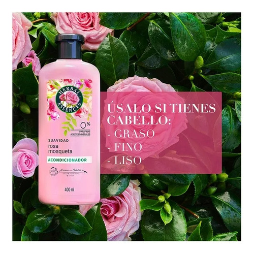 Herbal Essences Suavidad 400ml Shampoo + Acondiciona + Crema