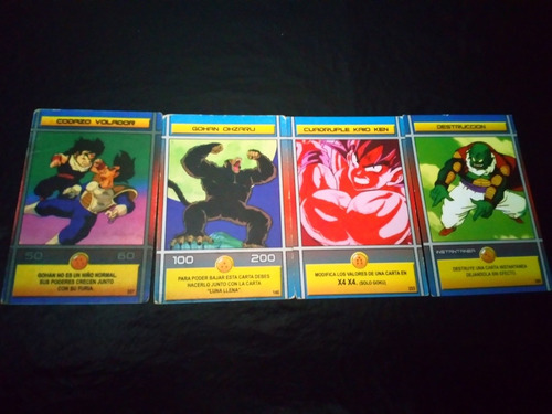 Dragon Ballz Cartas Coleccionables - Lote 19 Unidades
