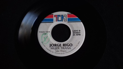 Single Jorge Rigo - Mujer Tirana 